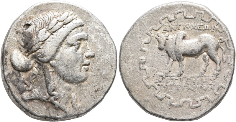 CARIA. Antioch ad Maeandrum. Circa 90/89-65/60 BC. Tetradrachm (Silver, 25 mm, 1...