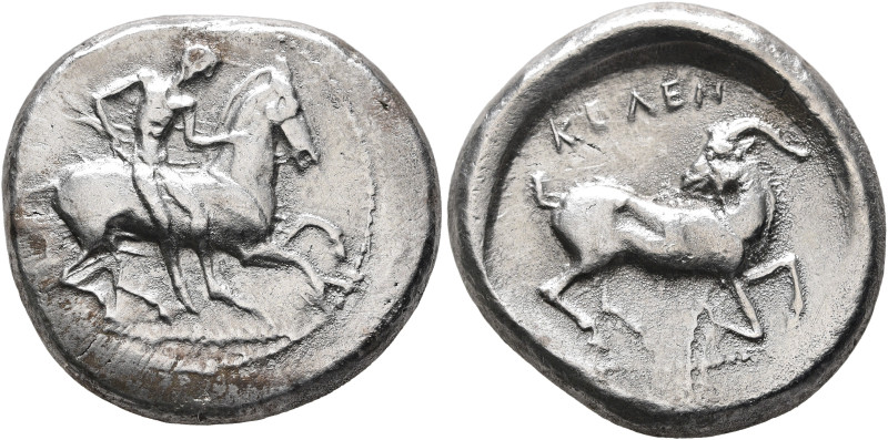 CILICIA. Kelenderis. Circa 410-375 BC. Stater (Silver, 23 mm, 10.74 g, 4 h). You...