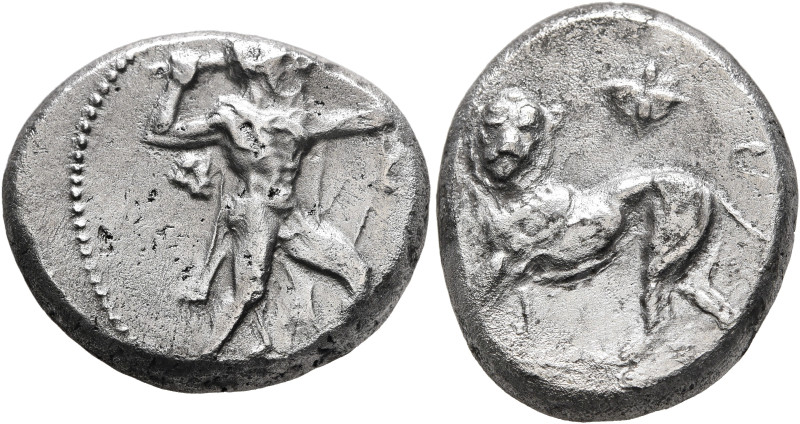 CYPRUS. Kition. Melekiathon (?), circa 392/1-362 BC. Stater (Silver, 22 mm, 10.3...