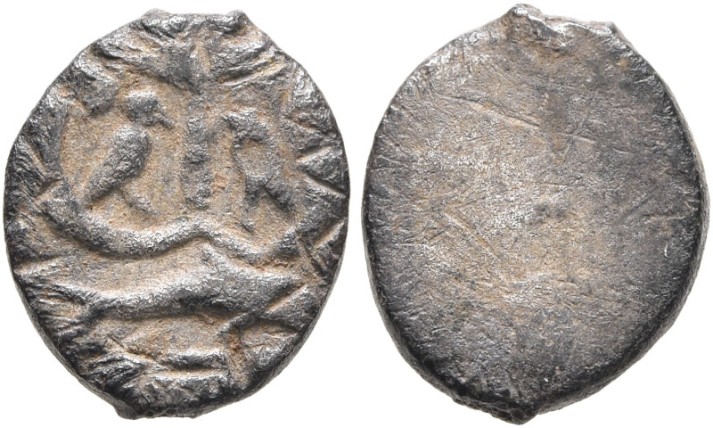 PHILISTIA (PALESTINE). Uncertain mint. Mid 5th century-333 BC. Diobol (Silver, 1...