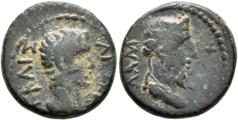 MYSIA. Lampsacus. Gaius (Caligula), 37-41. 1/3 Assarion (?) (Bronze, 15 mm, 2.45...