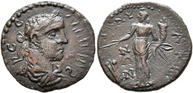 MYSIA. Lampsacus. Gallienus. Assarion (?) (Bronze, 18 mm, 3.26 g, 7 h). C GAΛΛIENVƧ (sic!) Laureate, draped and cuirassed bust of Gallienus to right, ...