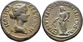 MYSIA. Miletopolis. Crispina, Augusta, 178-182. Diassarion (Bronze, 25 mm, 9.47 g, 7 h), Eutyches Alexandrou, strategos, circa 179-180. ΚΡΙCΠΕΙΝΑ CΕΒΑ...