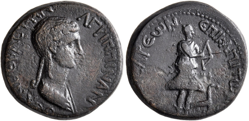 LYDIA. Hierocaesaraea. Agrippina Junior, Augusta, 50-59. Assarion (Orichalcum, 1...