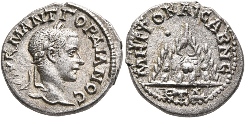 CAPPADOCIA. Caesaraea-Eusebia. Gordian III, 238-244. Drachm (Billon, 19 mm, 3.29...