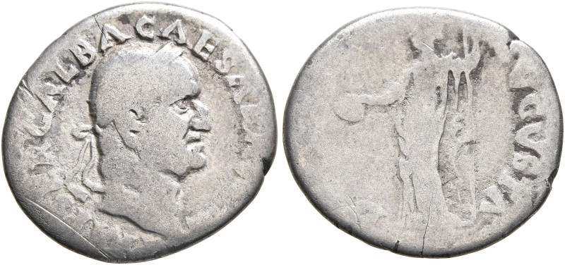 Galba, 68-69. Denarius (Silver, 19 mm, 2.69 g, 7 h), Rome, circa July 68-January...