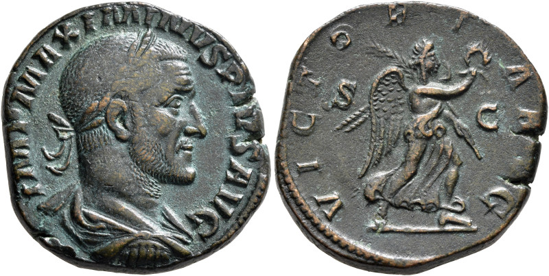 Maximinus I, 235-238. Sestertius (Orichalcum, 29 mm, 18.88 g, 6 h), Rome, 236. I...