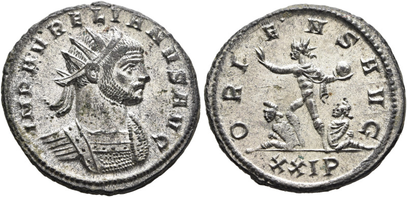 Aurelian, 270-275. Antoninianus (Silvered bronze, 22 mm, 4.46 g, 5 h), Serdica, ...