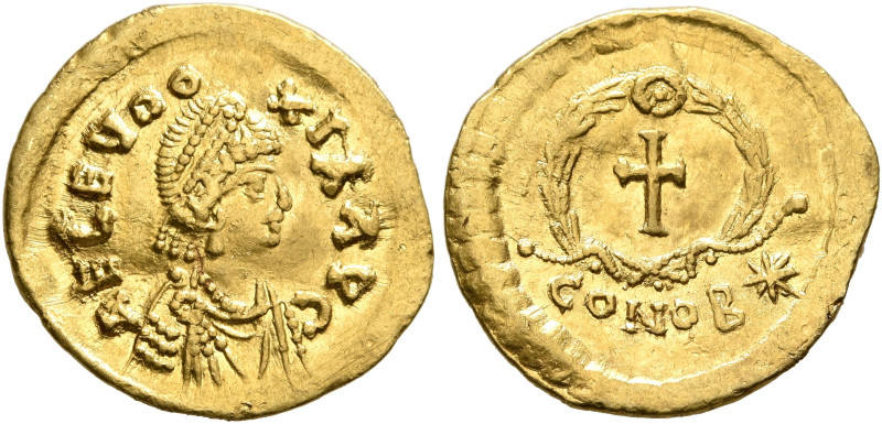 Aelia Eudoxia, Augusta, 400-404. Tremissis (Gold, 15 mm, 1.49 g, 6 h), Constanti...