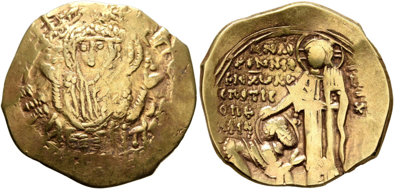 Andronicus II Palaeologus, 1282-1328. Hyperpyron (Electrum, 22 mm, 4.16 g, 6 h),...