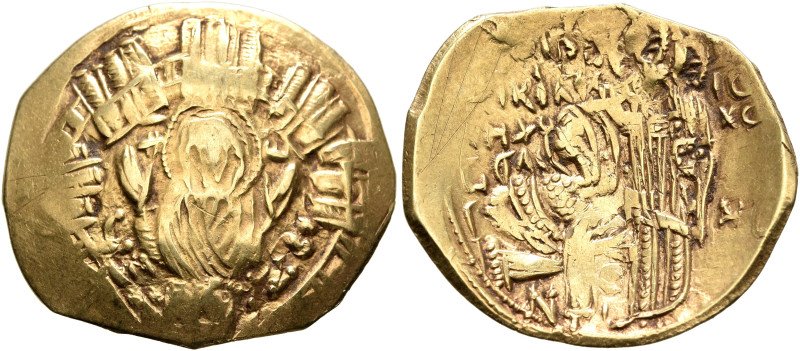 Andronicus II Palaeologus, 1282-1328. Hyperpyron (Electrum, 23 mm, 3.91 g, 5 h),...