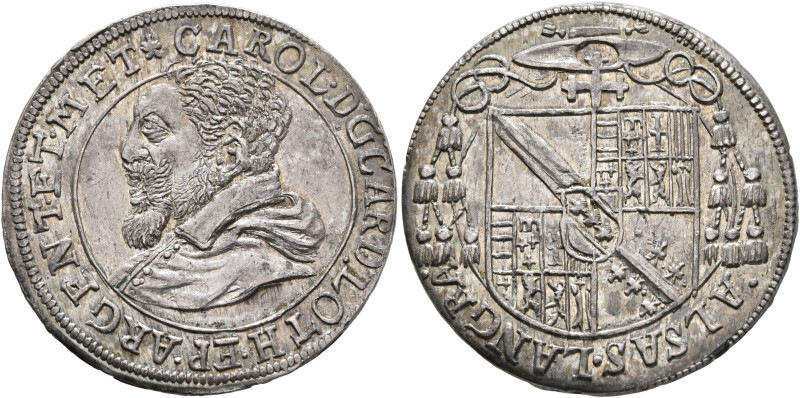 GERMANY. Straßburg (Bischöfliche Münzstätte). Karl von Lothringen, 1593-1607. Te...