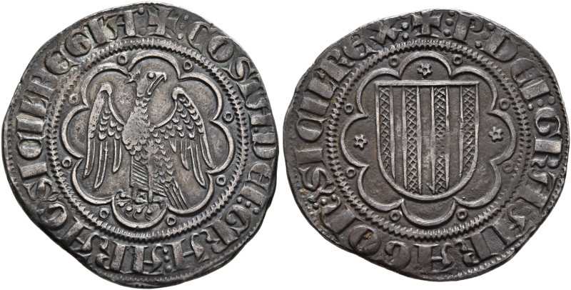 ITALY. Sicilia (Regno). Pietro I il grande (the Great), 1282-1285. Pierreale (Si...