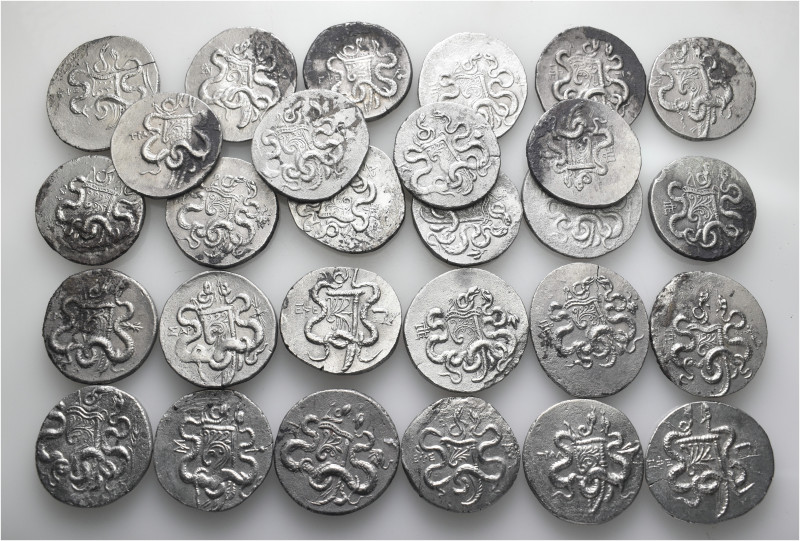 A lot containing 28 silver coins. All: Cistophori. Good very fine to good extrem...