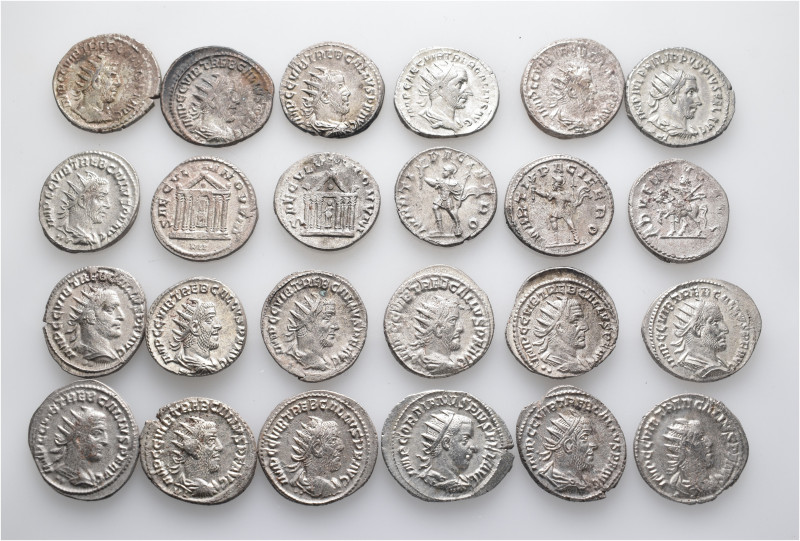 A lot containing 24 silver coins. All: Roman Imperial. About very fine to good v...