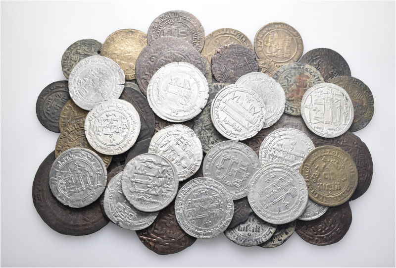 A lot containing 53 silver and bronze coins. All: Qarakbanids. About very fine t...