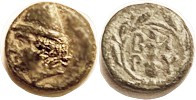 BIRYTIS, Æ11, c. 350-300 BC, Kabeiros head l/Club & BIPY in wreath; S4057; VF, nrly centered, dark green patina with some hilighting, strong detailed ...