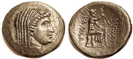 BYZANTION, in alliance w/Kalchedon, Æ24x26, c.200 BC, Demeter head r/ Poseidon s...