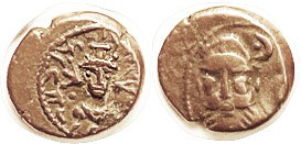 ELYMAIS, Orodes II, Æ Drachm, GIC-5904, Facg bust/ Artemis bust facg; AVF/VF, lt...