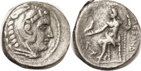 MACEDON, Alex the Great, 336-323 BC, Tet, of Amphipolis (issued by Kassander), Herakles head r/Zeus std l, torch & lambda left, Pr.443; ex Roma as VF,...
