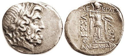 THESSALIAN League, Stater, 196-146 BC, Zeus head r/Athena stg r, Magistrates Men...