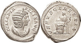 JULIA DOMNA, Ant., VENVS GENETRIX, Venus std l, EF, well centered on sl ragged flan, good strike & metal with luster hints. (An EF-/VF+ realized $775,...