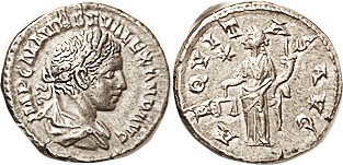 SEVERUS ALEXANDER, Den., AEQVITAS AVG, Aequitas stg l, star in field; scarce Eas...