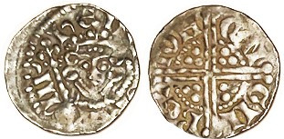 Henry III, 1216-72, Long Cross Penny, S1369, GILBERT ON CAN; VF, obv off-ctr, so...