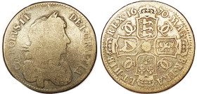 Charles II, 1/2 Crown, 1670, AG-G/VG, faint scrs, moderately toned.