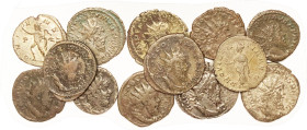 ROMAN, Postumus 259-68, Ants, 13 pcs, VG-F or so, with detractions, portraits generally OK.