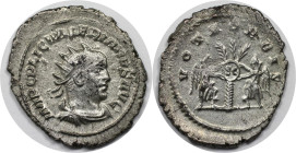 Römische Münzen, MÜNZEN DER RÖMISCHEN KAISERZEIT. Valerianus I. (253-260 n. Chr.). Antoninianus 255-256 n.Chr. (4.08 g. 27 mm). Vs.: IMP C P LIC VALER...