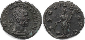 Römische Münzen, MÜNZEN DER RÖMISCHEN KAISERZEIT. Claudius II. Gothicus. Antoninianus 268-270 n. Chr. (2.64 g. 19 mm) Vs.: IMP CLAVDIVS AVG, Büste mit...