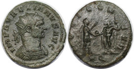 Römische Münzen, MÜNZEN DER RÖMISCHEN KAISERZEIT. Aurelianus (270-275 n.Chr.). Antoninianus 272-274 n. Chr., Siscia. (3,27 g. 20,5 mm) Vs.: IMP AVRELI...