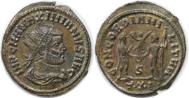 Römische Münzen, MÜNZEN DER RÖMISCHEN KAISERZEIT. Maximianus Herculius (286-310 n. Chr). Antoninianus (3.60 g. 23 mm). Vs.: IMP C M A MAXIMIANVS AVG, ...