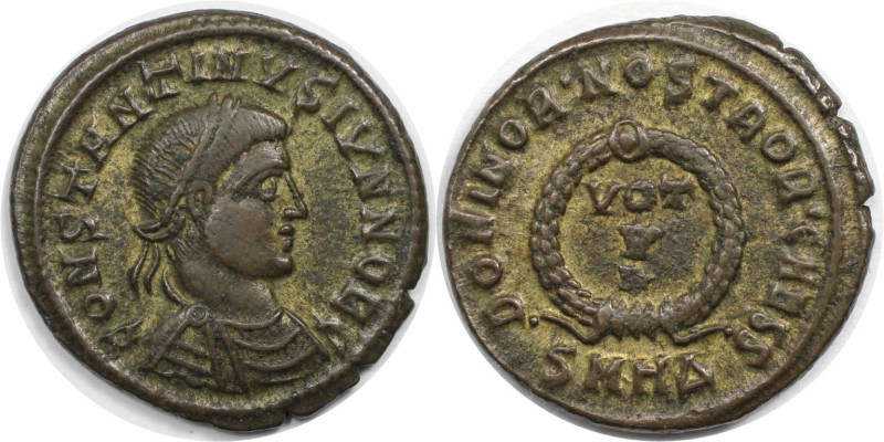 Römische Münzen, MÜNZEN DER RÖMISCHEN KAISERZEIT. Constantinus II. (337-340 n. C...