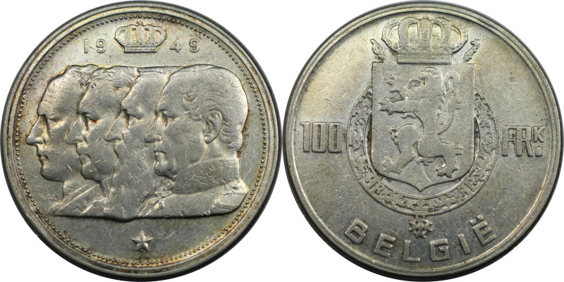 Europäische Münzen und Medaillen, Belgien / Belgium. Leopold III. (1934-1950). 1...