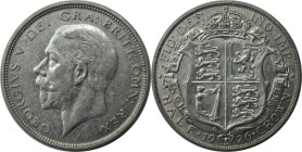 Europäische Münzen und Medaillen, Großbritannien / Vereinigtes Königreich / UK / United Kingdom. George V. (1910-1936). 1/2 Crown 1926, Silber. KM 830...