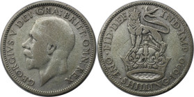 Europäische Münzen und Medaillen, Großbritannien / Vereinigtes Königreich / UK / United Kingdom. George V. (1910-1936). 1 Shilling 1929, Silber. KM 83...