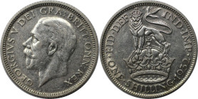 Europäische Münzen und Medaillen, Großbritannien / Vereinigtes Königreich / UK / United Kingdom. George V. (1910-1936). 1 Shilling 1932, Silber. KM 83...