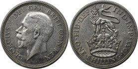 Europäische Münzen und Medaillen, Großbritannien / Vereinigtes Königreich / UK / United Kingdom. George V. (1910-1936). 1 Shilling 1933, Silber. KM 83...