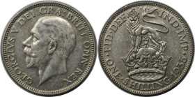 Europäische Münzen und Medaillen, Großbritannien / Vereinigtes Königreich / UK / United Kingdom. George V. (1910-1936). 1 Shilling 1935, Silber. KM 83...