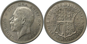 Europäische Münzen und Medaillen, Großbritannien / Vereinigtes Königreich / UK / United Kingdom. George V. (1910-1936). 1/2 Crown 1935, Silber. KM 835...