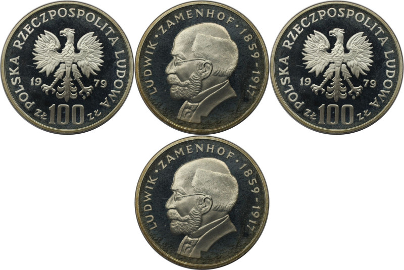 Europäische Münzen und Medaillen, Polen / Poland. Ludwik Zamenhof. 100 Zlotych 1...