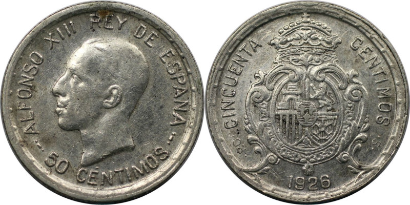 Europäische Münzen und Medaillen, Spanien / Spain. Alfonso XIII. (1886-1941). 50...