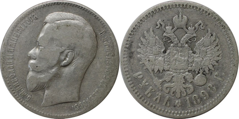 Russische Münzen und Medaillen, Nikolaus II (1894-1918), 1 Rubel 1898. Silber. B...