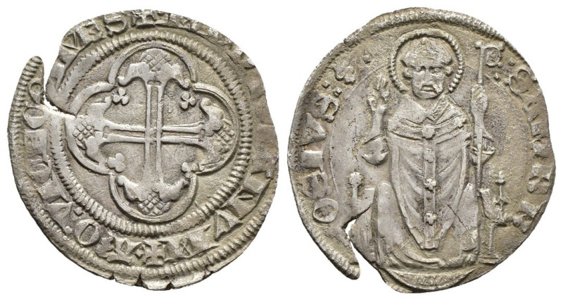 Milano - Luchino e Giovanni Visconti (1339-1349) - Grosso - Cr.3 - Ag - gr. 2,61...