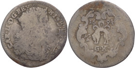 Napoli - Carlo II, Re di Spagna (1674-1700) - Carlino da 10 Grana 1694 - gr. 1,92 - Ag - MIR 303/4

MB

SPEDIZIONE SOLO IN ITALIA - SHIPPING ONLY ...