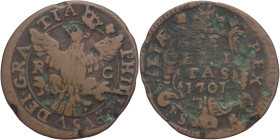 Napoli - 1 Grano 1701 - Filippo V (1701 - 1713) - Gr. 4,80 - MIR# 123

MB+/qBB

SPEDIZIONE SOLO IN ITALIA - SHIPPING ONLY IN ITALY