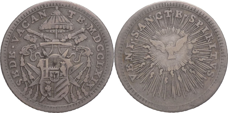 Stato Pontificio - Sede Vacante - giulio 1769 - gr. 2,56

BB

SPEDIZIONE SOL...