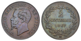 Regno d'Italia - Vittorio Emanuele II (1861-1878) 2 Centesimi 1867, Milano - Gig.110 - Cu

BB+

SPEDIZIONE SOLO IN ITALIA - SHIPPING ONLY IN ITALY
